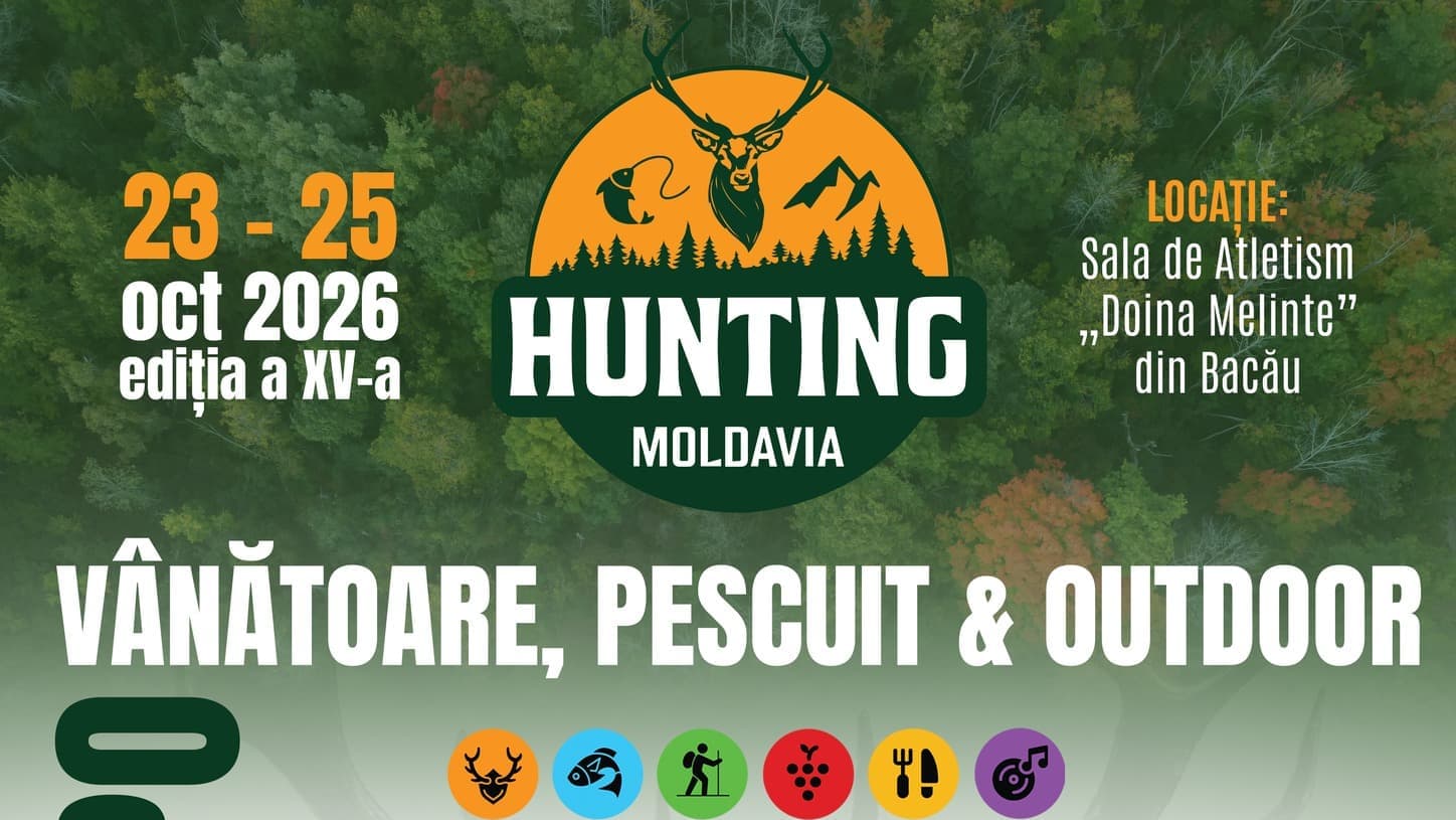 Hunting Moldavia — Vânătoare, Pescuit & Outdoor, Bacău, 23–25 octombrie